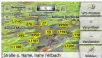 Beigshen Tamm Lüdewagburg Kölnbeck Am Nichel L1140 27A 27 KP500 Richtal Mischlungen 295 KP501 10 L1193 L110 L1180 L1187 L1200 Straße o. Name, nahe Fellbach GPS-Position Vorgüßern Verklemens Wahlen