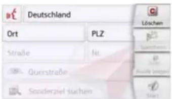 Deutschland Ort PLZ Straße Niz Questraße Sosderziel lücken Löchen Spurzheim Kuelle Imager Stand