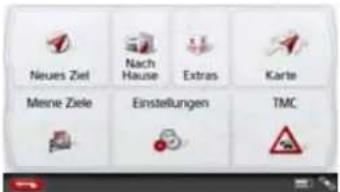 Neues Ziel Nach Hause Extras Karte Mene Ziele Einstellungen TMC
