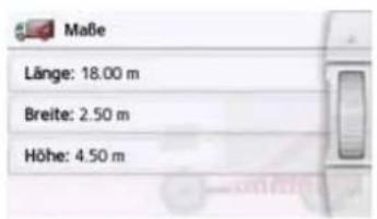 Maße Länge: 18.00 m Breite: 2.50 m Höhe: 4.50 m