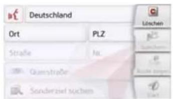 Deutschland Ort PLZ Straße Nu. Questraße Sonderziel suchen