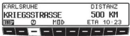 KARLSRUHE DISTANZ KRIEGSSTRASSE 500 KM 3392 ② MOD ETA 10:23