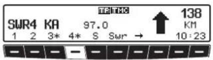 SUR4 KA 97.0 ↑ 138 1 2 3* 4* S Swr → KM 10:23