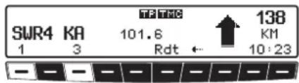 TP TMC 138 SWR4 KA 101.6 ↑ KM 1 3 Rdt ← 10:23