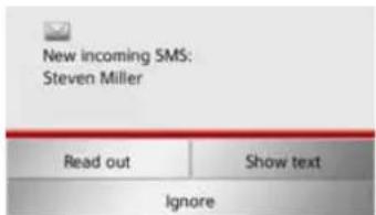 BECKER Active 43 Transit - Incoming text message - 1