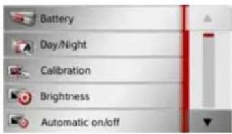 BECKER Active 43 Transit - The system settings menu - 1