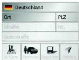 Deutschland Ort PLZ Straße Nr. Querstraße