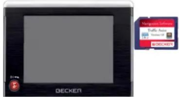 BECKER Traffic Assist 7927 - Memory Card einsetzen - 1