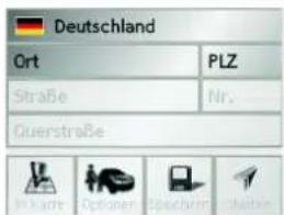 Deutschland Ort PLZ Straße Nr. Querstraße