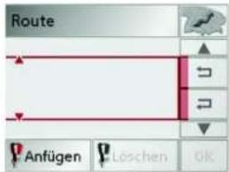 Route Anfügen Löschen OK