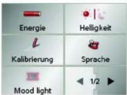 Energie Helligkeit Kalibrierung Sprache Mood light 1/2