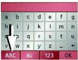 a b c d e f g h i j k l m n q p q r s t u v w x y z _ + ABC äu 123 OK