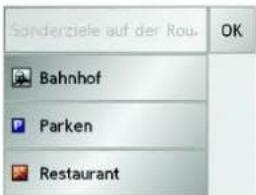 Sonderziele auf der Rou. Bahnhof Parken Restaurant