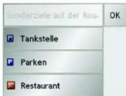 Sonderziele auf der Rou Tankstelle Parken Restaurant OK