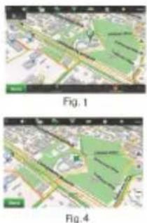 Two labeled land use plots (Fig. 1 and Fig. 4) showing green agricultural plots with roads and waterways, no text or symbols present.