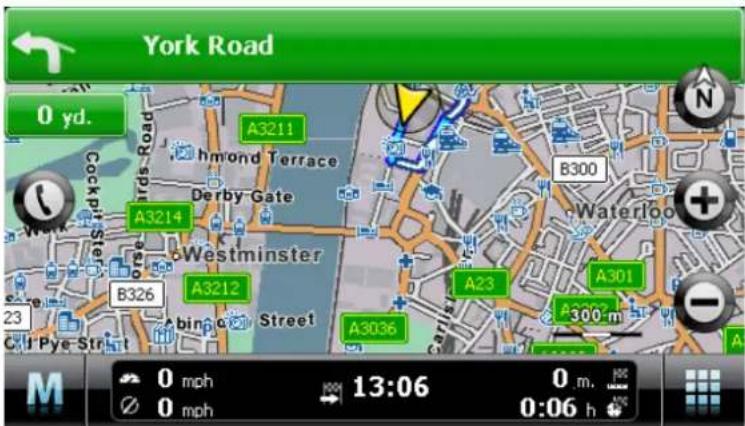 York Road 0 yd. A3211 A3214 A3212 B326 Westminster Derby Gate B300 A3036 A23 A301 A300 m Waterloo Cui Pye Str t Street A300 M 0 mph 0 mph 13:06 0 m. 0:06 h