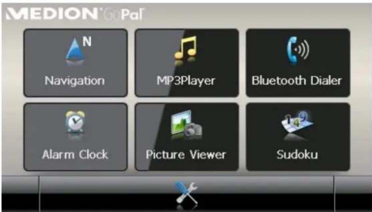MEDION®Go Pal® Navigation MP3Player Bluetooth Dialer Alarm Clock Picture Viewer Sudoku