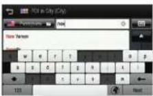 COBRA 8500 PRO HD - Search for POI by City - 1
