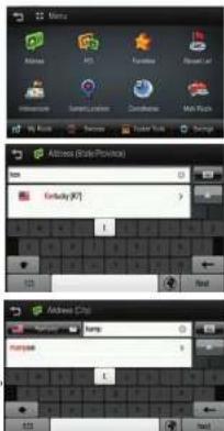 COBRA 8500 PRO HD - Address - 2