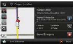 COBRA 8500 PRO HD - Current Location - 2