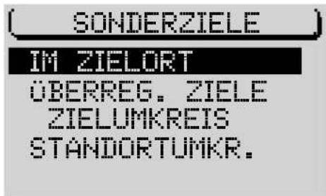 SONDERZIELE IM ZIELORT ÜBERREG. ZIELE ZIELUMKREIS STANDORTUMKR.