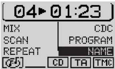 04-01:23 MIX CDC SCAN PROGRAM REPEAT NAME CD TA TMC