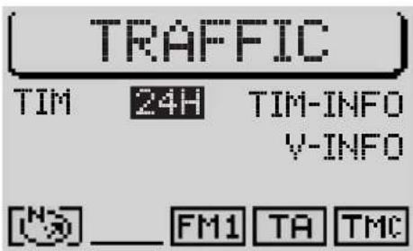 TRAFFIC TIM 24H TIM-INFO V-INFO [ ] _ FM1 TA TMC