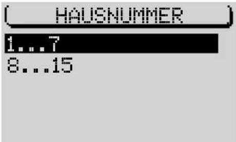 HAUSNUMMER 1...7 8...15