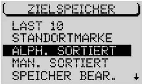 (ZIELSPEICHER) LAST 10 STANDORTMARKE ALPH. SORTIERT MAN. SORTIERT SPEICHER BEAR. +