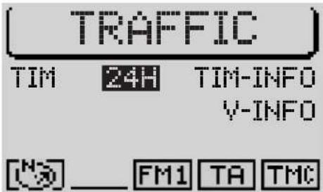 TRAFFIC TIM 24H TIM-INFO V-INFO [ ] _ FM1 TA TMC