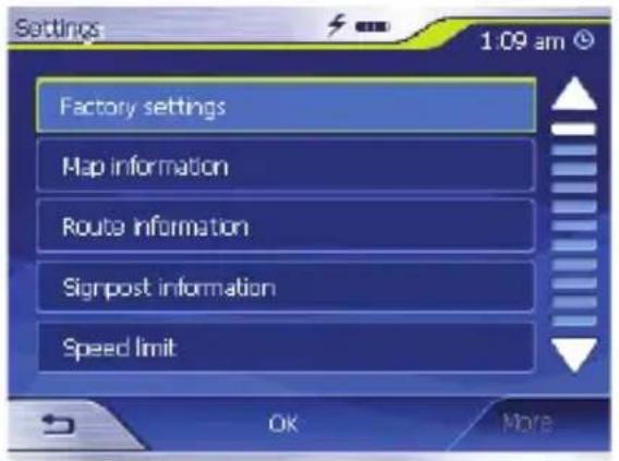 BLAUPUNKT Travelpilot Lucca II MP3 - Zusätzliche Karteninformationen anzeigen - 1