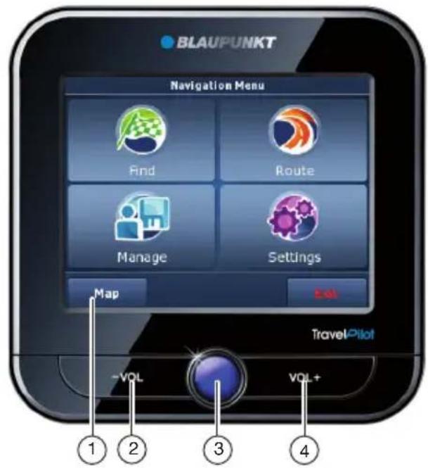 BLAUPUNKT TravelPilot 100 EE - Geräteübersicht - 1