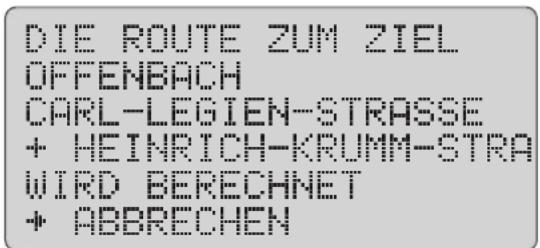 DIE ROUTE ZUM ZIEL OFFENBACH CARL-LEGIEN-STRASSE + HEINRICH-KRUMM-STRA WIRD BERECHNET + ABBRECHEN