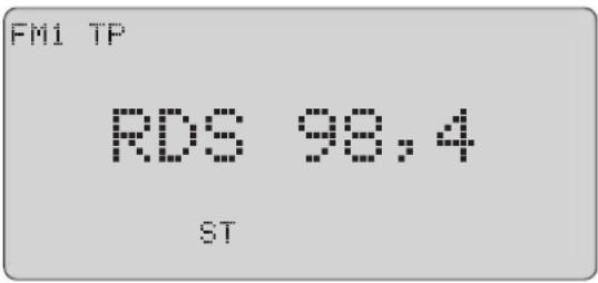 FM1 TP RDS 98,4 ST