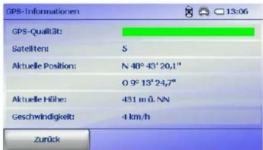 FALK Vision V600 Navigator 11 - GPS-Info - 2
