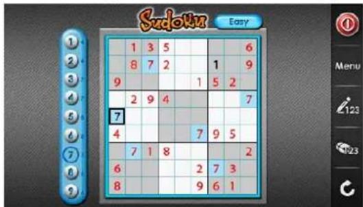 FALK Vision V600 Navigator 11 - Spiele – Sudoku (optional) - 2
