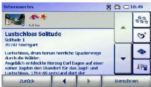 FALK S-Serie Navigator 11 - Detailansicht eines Sonderziels - 3