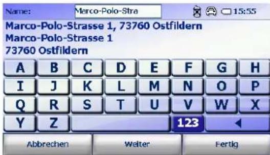 FALK Navigator 9.5 - Position merken - 1