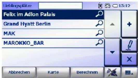 FALK Navigator 9.5 - Lieblingsplatz anlegen - 1