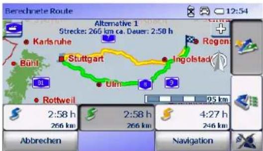 FALK Navigator 9.5 - Alternativrouten - 2