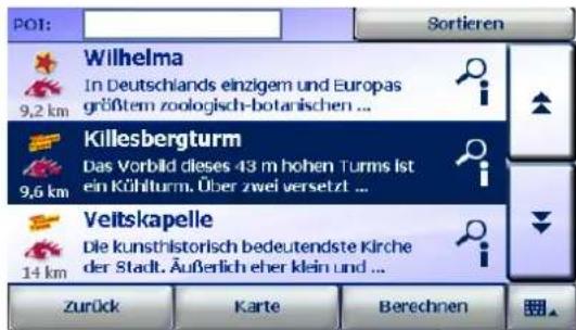 FALK Navigator 9.5 - Zieleingabe über die Auswahl eines Sonderziels (POI) - 4