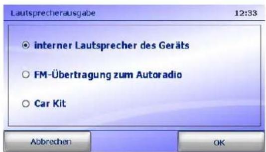 FALK Navigator 9.5 - Lautsprecherausgabe - FM-Transmitter (optional) - 2