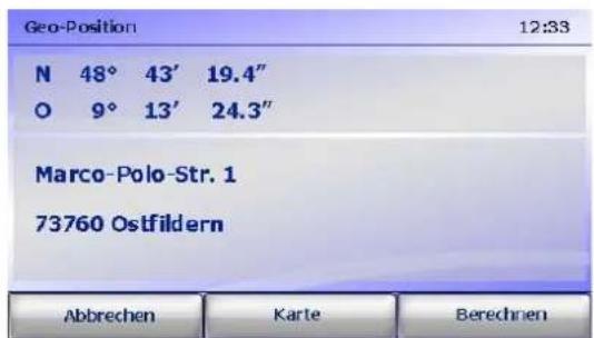FALK Navigator 9.5 - Zieleingabe mit Geokoordinaten - 3