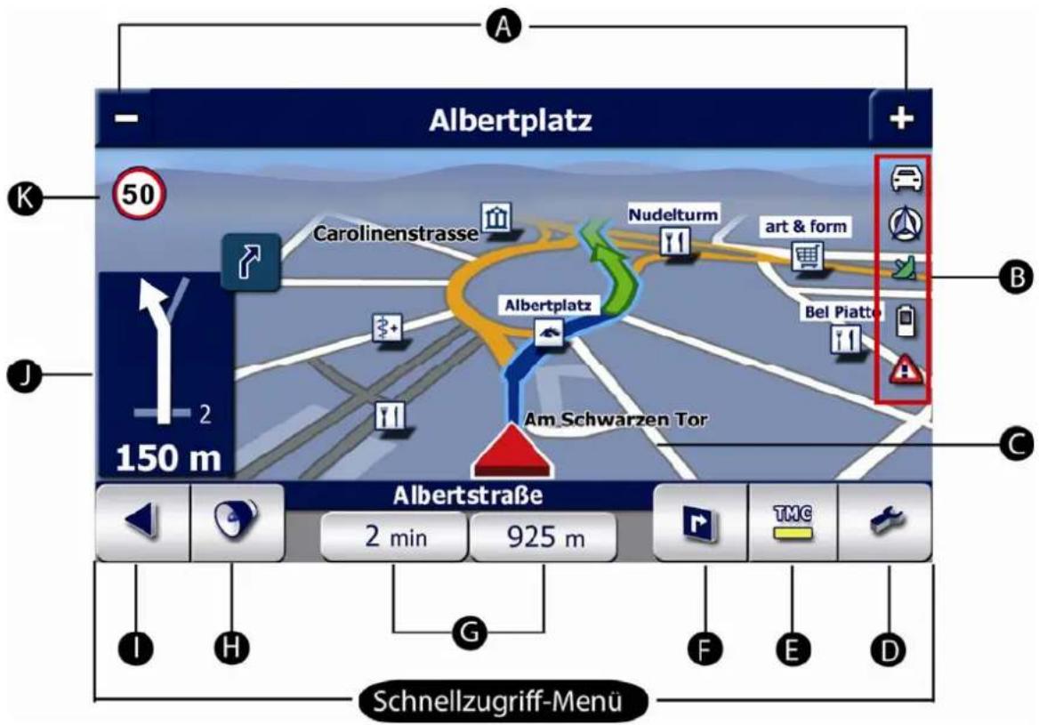 FALK Navigator 9.5 - Navigationsbildschirm - 1