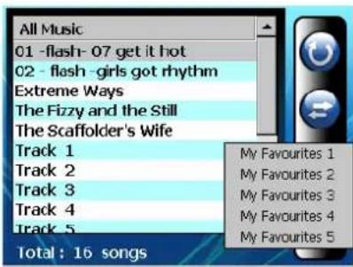 FALK Navigator 10 - Playliste: - 2
