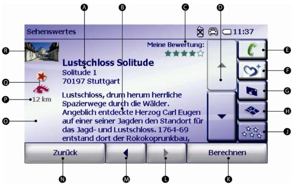 FALK Navigator 10 - Detailansicht eines Sonderziels - 2