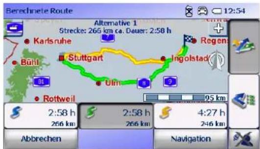 FALK Navigator 10 - Alternativrouten - 2