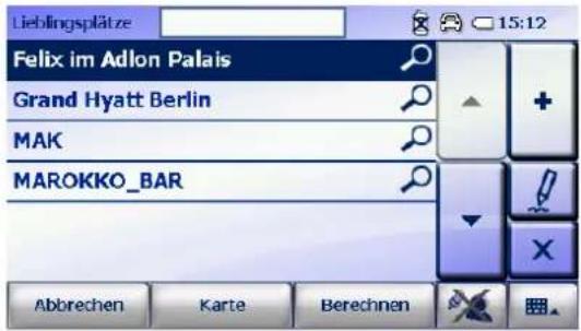 FALK Navigator 10 - Lieblingsplatz anlegen - 1