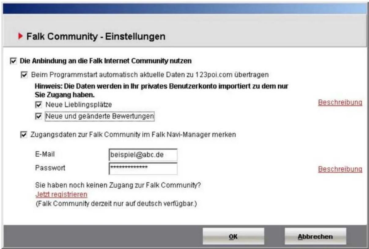 FALK FLEX 500 2E ED - Lieblingslisten und POIs aus der Community nutzen - 1