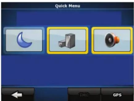 Quick Menu IMC GPS